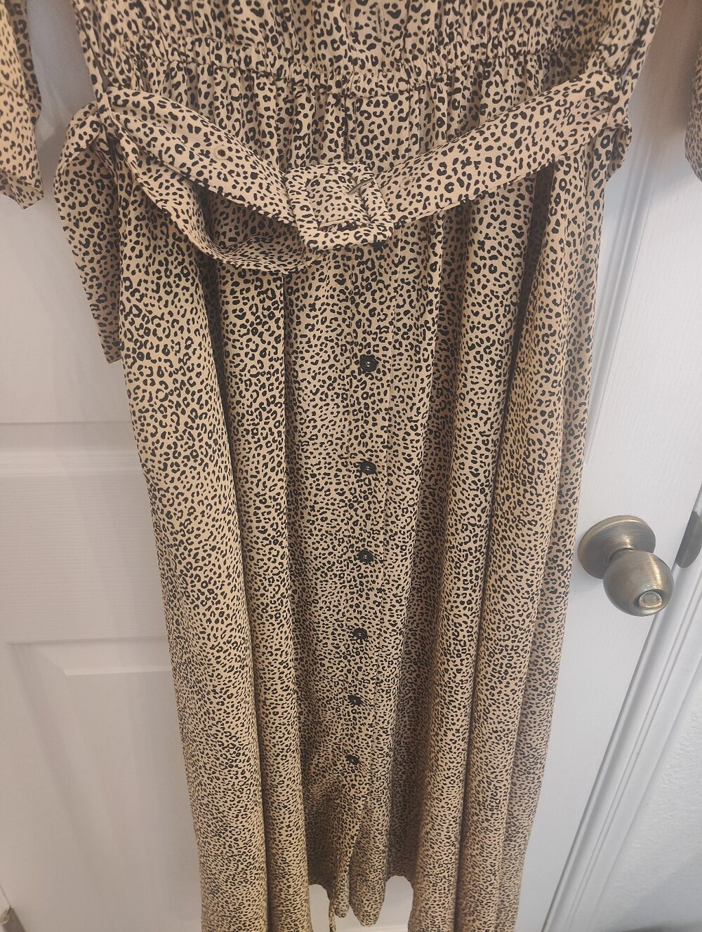 Melloday Animal Print Long Dress, Size Large - Picture 5 of 8